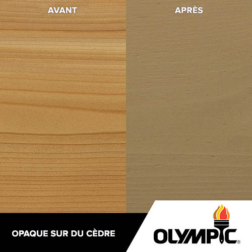 Couleurs de teinture pour bois extérieur - Gris beige - Couleurs de teinture pour bois de Olympic.com