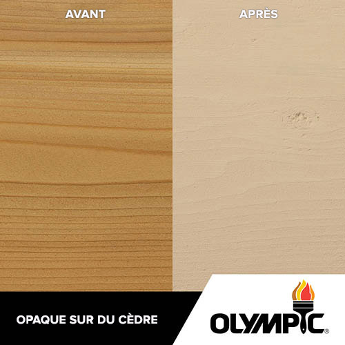 Couleurs de teinture pour bois extérieur - Sable rose - Couleurs de teinture pour bois de Olympic.com