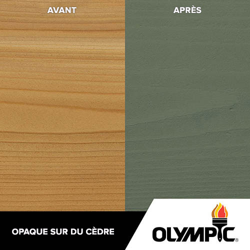 Couleurs de teinture pour bois extérieur - Mer d'acier - Couleurs de teinture pour bois de Olympic.com