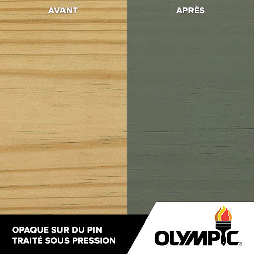 Couleurs de teinture pour bois extérieur - Mer d'acier - Couleurs de teinture pour bois de Olympic.com