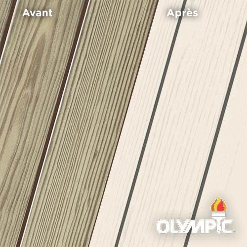 Couleurs de teinture pour bois extérieur - Sable blanc - Couleurs de teinture pour bois de Olympic.com