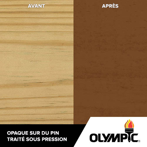 Couleurs de teinture pour bois extérieur - Cèdre - Couleurs de teinture pour bois de Olympic.com