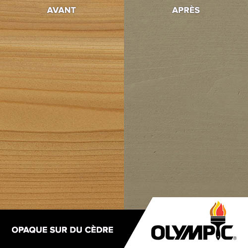 Couleurs de teinture pour bois extérieur - Gris de Cape Cod - Couleurs de teinture pour bois de Olympic.com