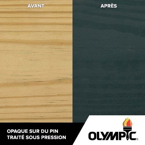 Couleurs de teinture pour bois extérieur - Bleu nuit - Couleurs de teinture pour bois de Olympic.com