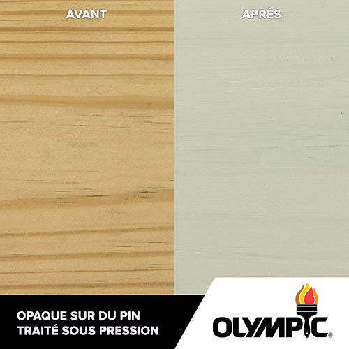 Couleurs de teinture pour bois extérieur - Avalanche - Couleurs de teinture pour bois de Olympic.com
