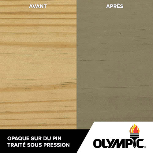 Couleurs de teinture pour bois extérieur - Cendre foncée - Couleurs de teinture pour bois de Olympic.com