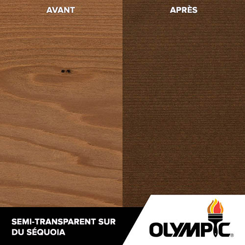 Couleurs de teinture pour bois extérieur - Café - Couleurs de teinture pour bois de Olympic.com