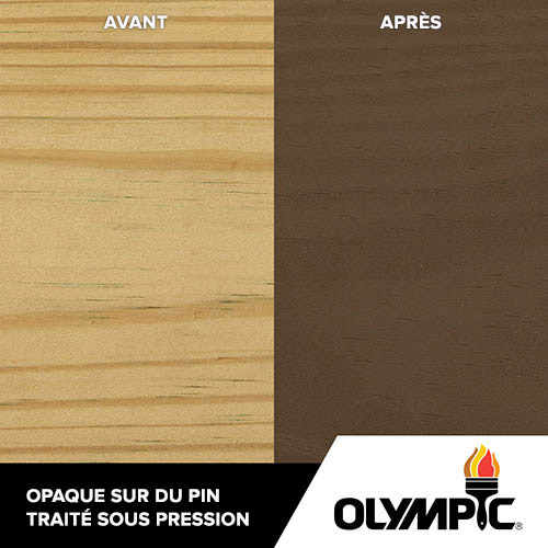 Couleurs de teinture pour bois extérieur - Brun d'automne - Couleurs de teinture pour bois de Olympic.com