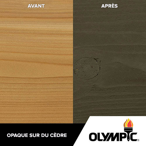 Couleurs de teinture pour bois extérieur - Réglisse - Couleurs de teinture pour bois de Olympic.com
