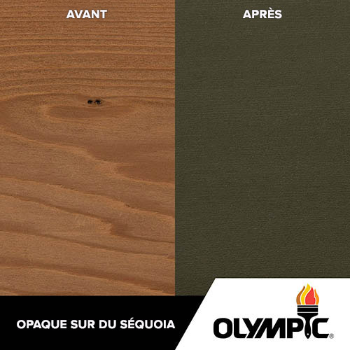 Couleurs de teinture pour bois extérieur - Réglisse - Couleurs de teinture pour bois de Olympic.com