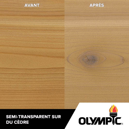 Couleurs de teinture pour bois extérieur - Blanc extérieur - Couleurs de teinture pour bois de Olympic.com