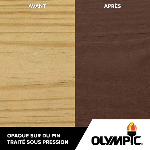 Couleurs de teinture pour bois extérieur - Acajou - Couleurs de teinture pour bois de Olympic.com