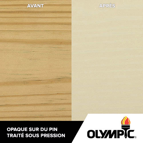Couleurs de teinture pour bois extérieur - Blanc cassé - Couleurs de teinture pour bois de Olympic.com