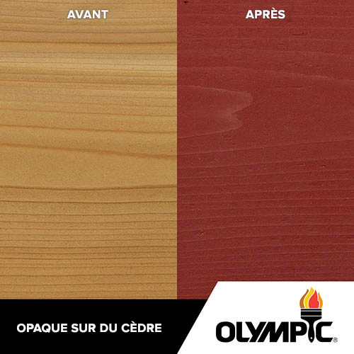 Couleurs de teinture pour bois extérieur - Henné cuivré - Couleurs de teinture pour bois de Olympic.com