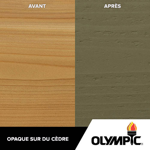 Couleurs de teinture pour bois extérieur - Gris d'automne - Couleurs de teinture pour bois de Olympic.com