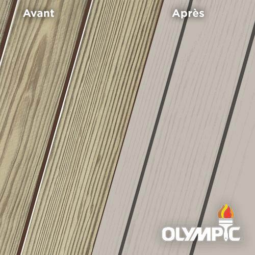 Couleurs de teinture pour bois extérieur - Gris héritage - Couleurs de teinture pour bois de Olympic.com