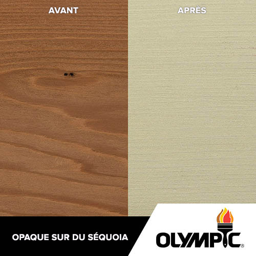 Couleurs de teinture pour bois extérieur - Blanc extérieur - Couleurs de teinture pour bois de Olympic.com