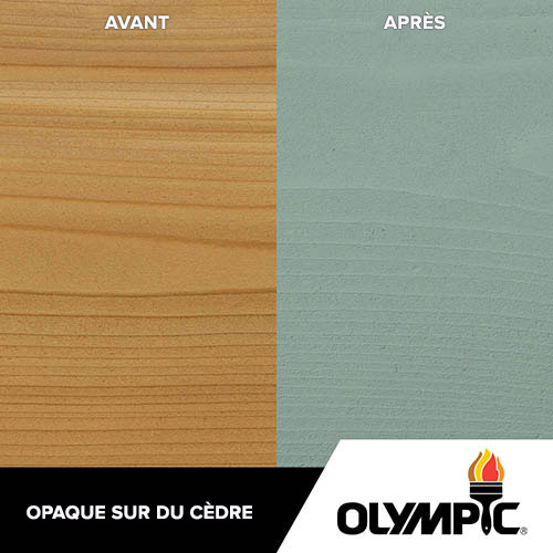 Couleurs de teinture pour bois extérieur - Brume d'océan - Couleurs de teinture pour bois de Olympic.com