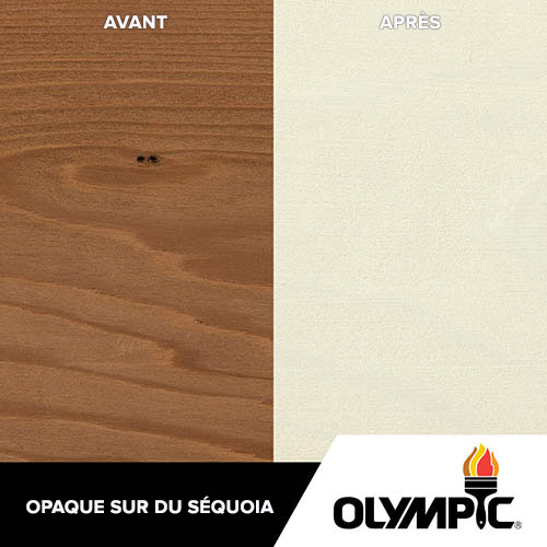 Couleurs de teinture pour bois extérieur - Blanc - Couleurs de teinture pour bois de Olympic.com