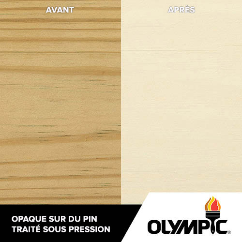 Couleurs de teinture pour bois extérieur - Flocon de neige - Couleurs de teinture pour bois de Olympic.com