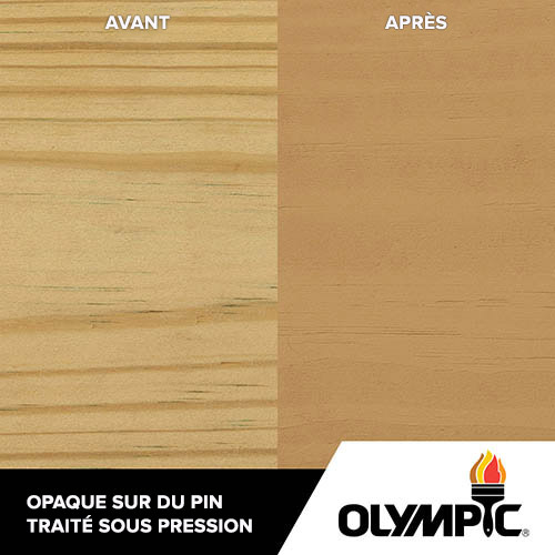 Couleurs de teinture pour bois extérieur - Cuir brut - Couleurs de teinture pour bois de Olympic.com