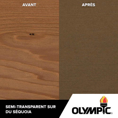 Couleurs de teinture pour bois extérieur - Cendre foncée - Couleurs de teinture pour bois de Olympic.com