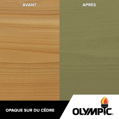Couleurs de teinture pour bois extérieur - Sauge - Couleurs de teinture pour bois de Olympic.com