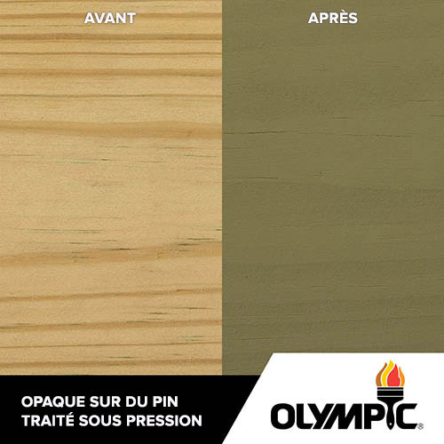Couleurs de teinture pour bois extérieur - Sauge - Couleurs de teinture pour bois de Olympic.com