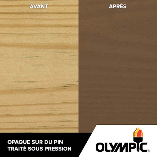 Couleurs de teinture pour bois extérieur - Suède fumé - Couleurs de teinture pour bois de Olympic.com