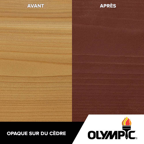 Couleurs de teinture pour bois extérieur - Séquoia profond - Couleurs de teinture pour bois de Olympic.com