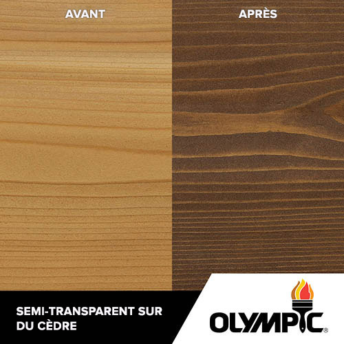 Couleurs de teinture pour bois extérieur - Brun d'Oxford - Couleurs de teinture pour bois de Olympic.com