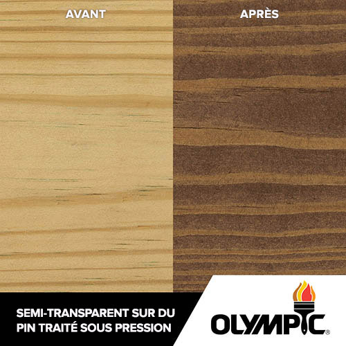 Couleurs de teinture pour bois extérieur - Brun d'Oxford - Couleurs de teinture pour bois de Olympic.com