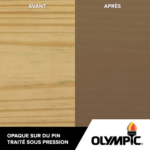 Couleurs de teinture pour bois extérieur - Taupe - Couleurs de teinture pour bois de Olympic.com