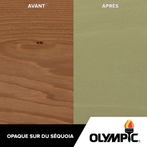 Couleurs de teinture pour bois extérieur - Jade gris - Couleurs de teinture pour bois de Olympic.com