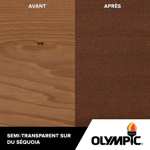 Couleurs de teinture pour bois extérieur - Acajou royal - Couleurs de teinture pour bois de Olympic.com