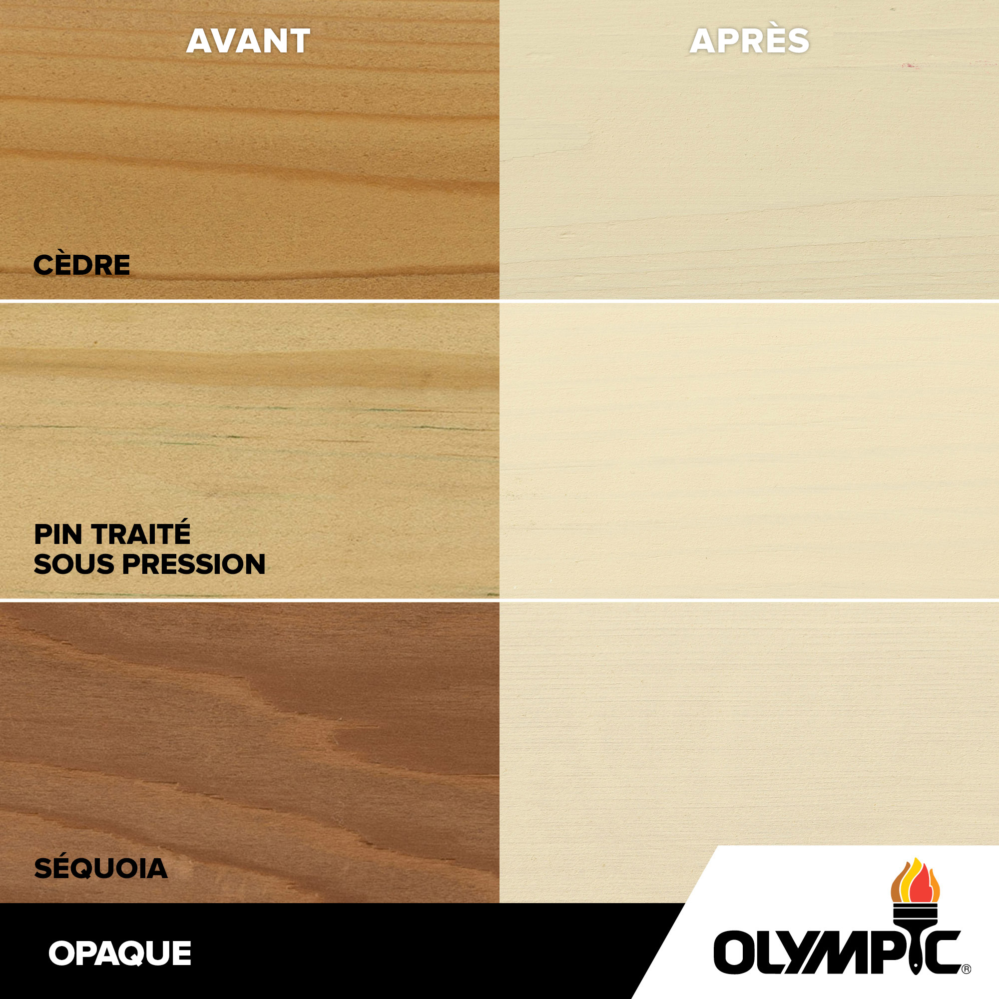 Couleurs de teinture pour bois extérieur - Pierre de savon - Couleurs de teinture pour bois de Olympic.com